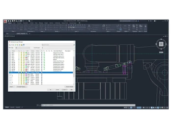autocad mechanical customised layer management