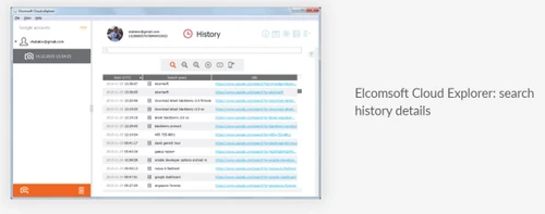 Elcomsoft Cloud Explorer