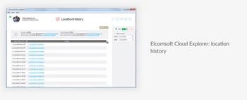 Elcomsoft Cloud Explorer 3