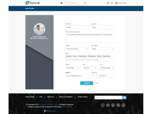 Nlance-edit Profile