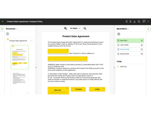 signinghub software-sales