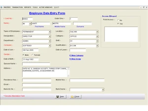sahiwala payroll form