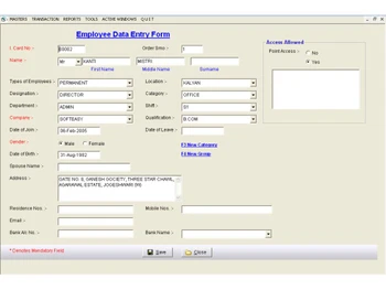 sahiwala payroll form