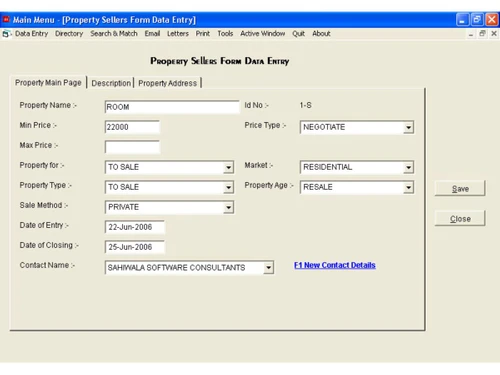 sahiwala property agency management entry