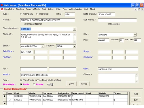 sahiwala property agency management menu
