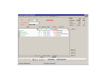 Sahiwala Poultry Software dashboard