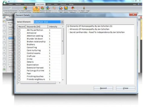 hompath element theory expert system-elements