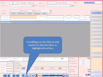 Anvesha Retail Store Software-Billing