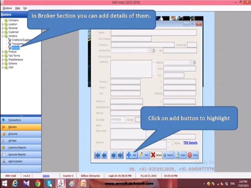 Anvesha Retail Store Software-broker