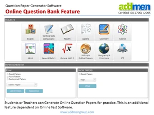 addmen question bank solution feature