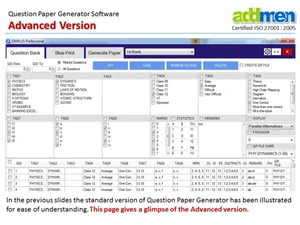 addmen question bank solution list