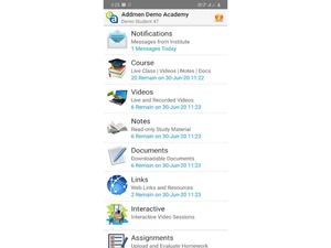 addmen android eduapplet menu