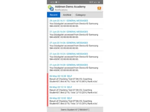 addmen android eduapplet notification