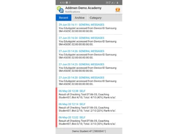 addmen android eduapplet notification