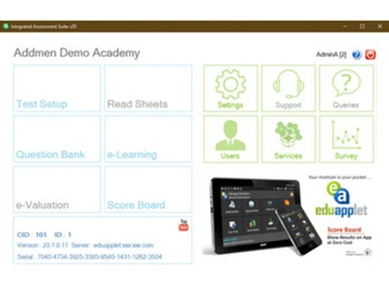 addmen online test solution demo