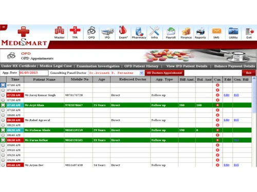 hexatech mediSmart-appointment