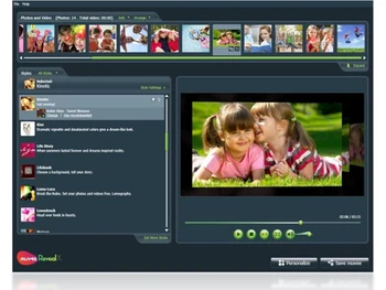 muvee automatic video editor-homepage