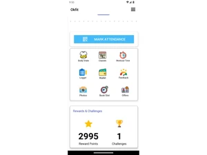 Okfit Gym Software body stats