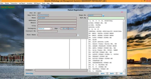 Qmarksoft Pathology Lab Software management