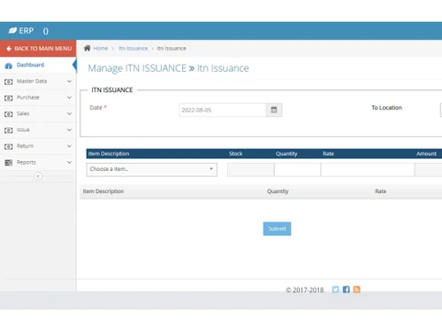 evision erp-dashboard