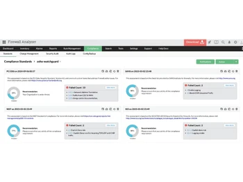 ManageEngine Firewall Analyzer complaince