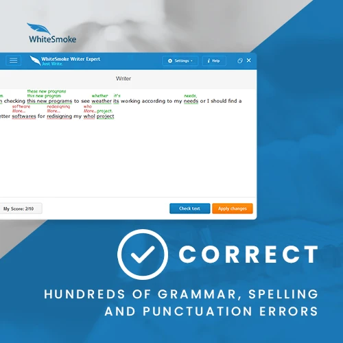 White Smoke Correct Desktop