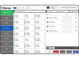 Ciferon POS dashboard