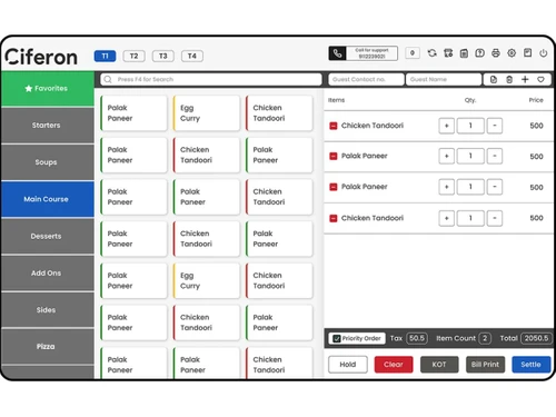 Ciferon POS dashboard
