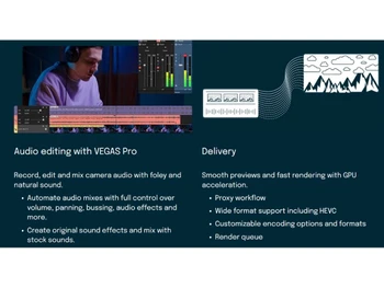 vegas pro audio & video editing