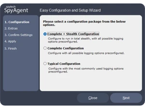 spytech spyagent configuration