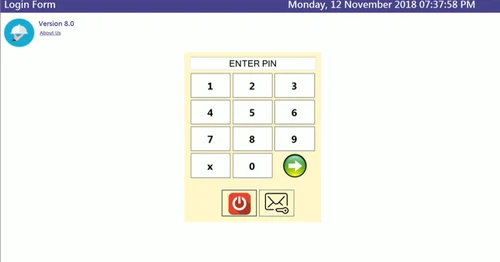 POS SYSTEM LOGIN PIN