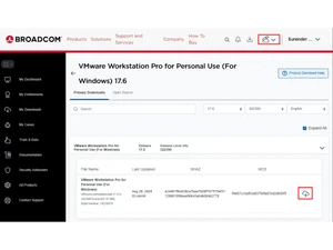 VMware WorkStation Pro download