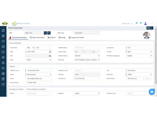eHospital Systems-patient