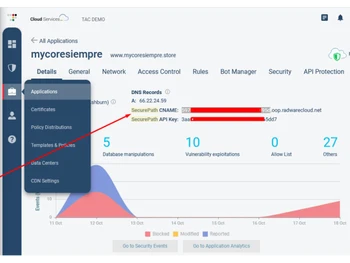 radware web application-firewall applications