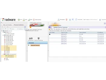 Radware APSolute Vision sites