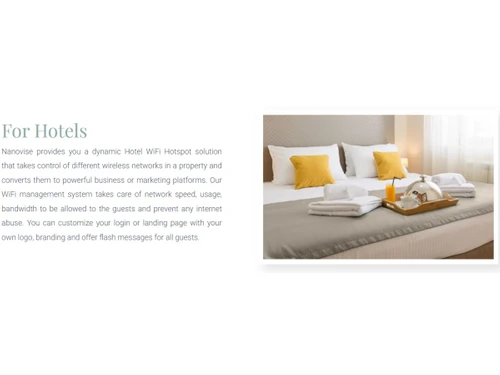 nanovise wifi management software for hotel