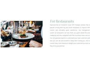 nanovise wifi management software for restaurants
