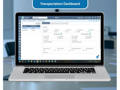 Edusys- Transportation Dashboard