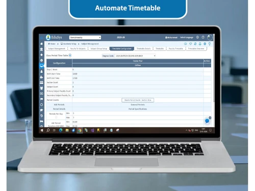 Edusys-automate Timetable