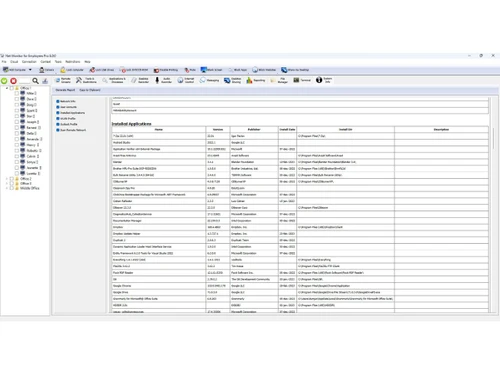 net monitor for employee application