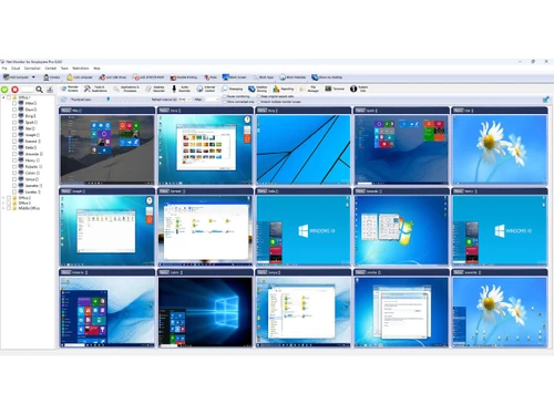 net monitor for employee menu