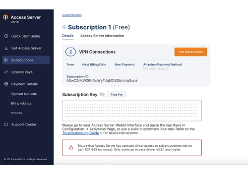 openvpn access server-subscriptions