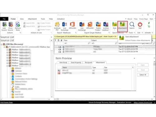 shoviv-exchange-recovery-tool-interface