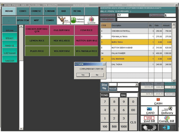 ATS Take Away Restaurant POS-process coupons