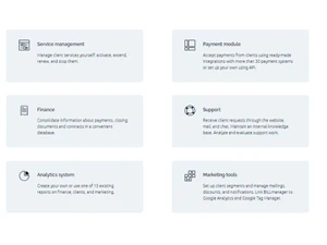 BILLmanager features