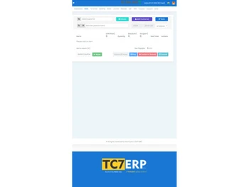 TC7ERP billing