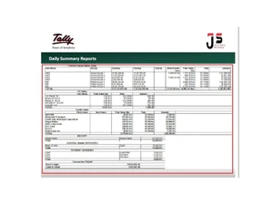 hospital management on tally summary
