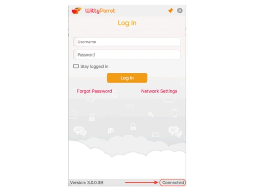 WittyParrot-Login Page