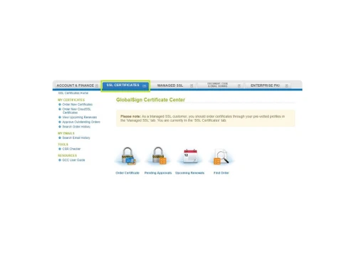 globalsign alphassl authentication