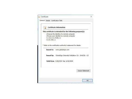 globalsign alphassl encryption